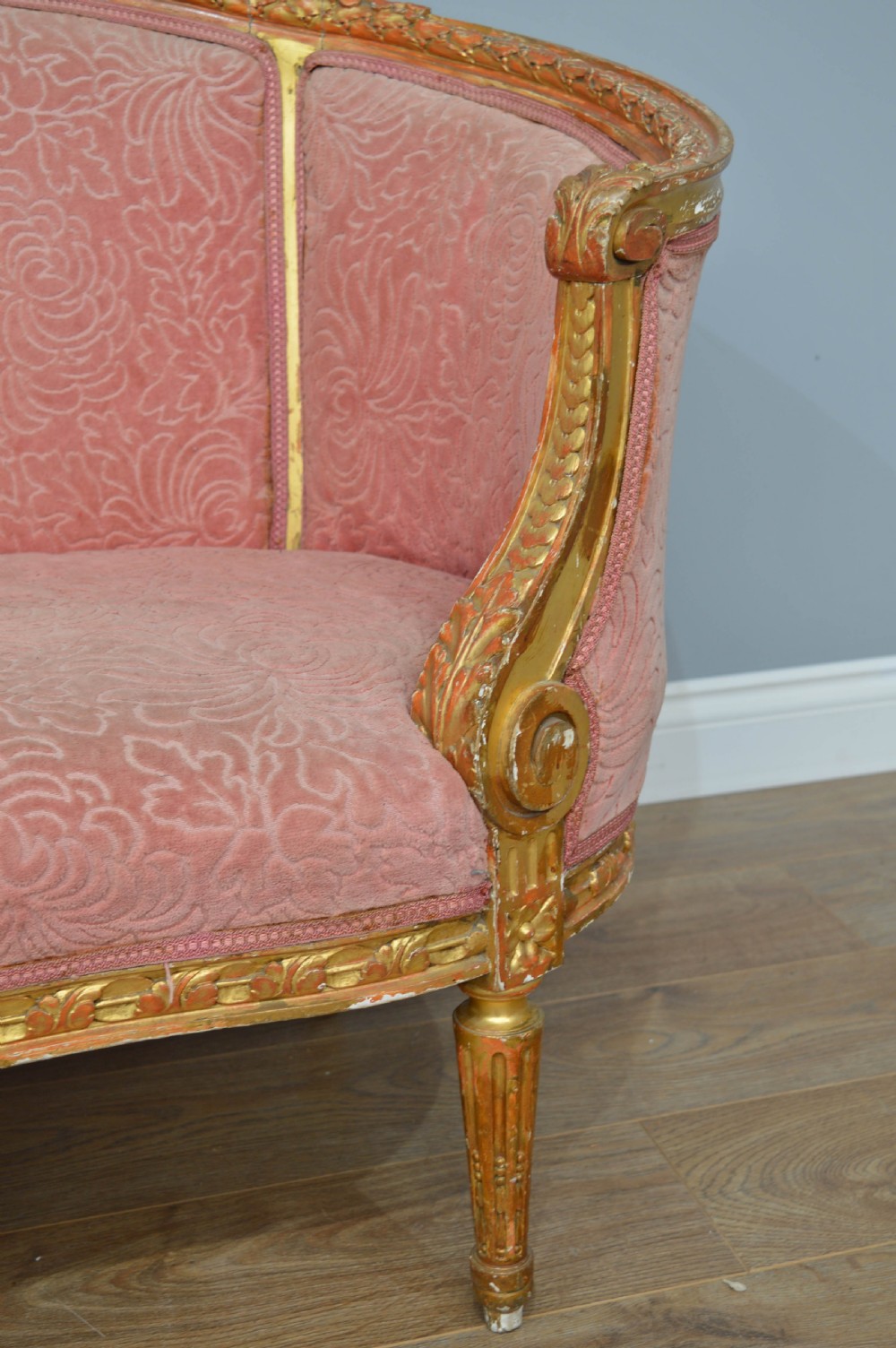 late 19th century French canapé sofa  View III