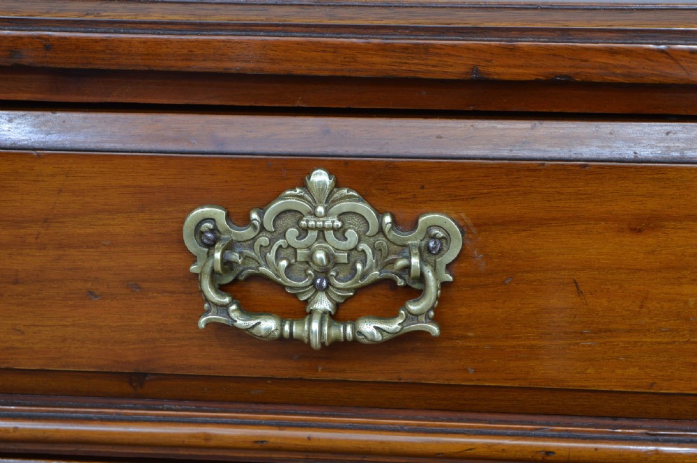 pair of Victorian walnut bedside chests of drawers  View IX