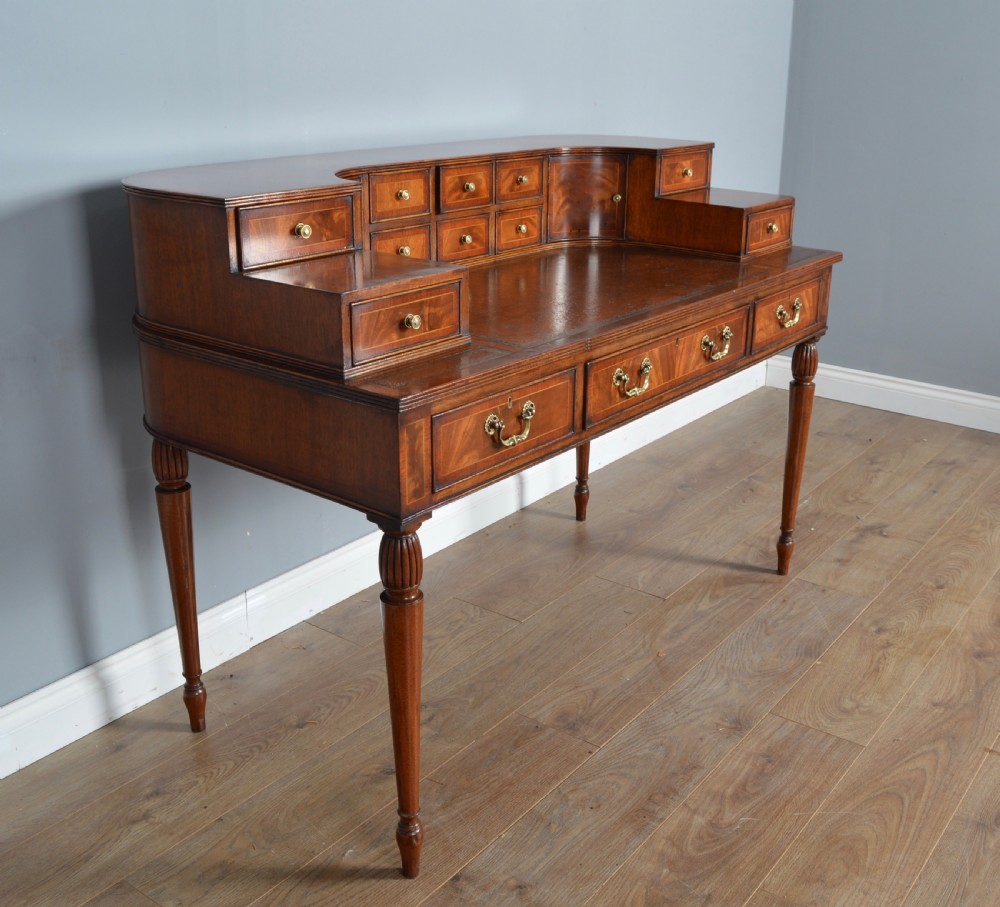 Mahogany Carlton house desk  View II