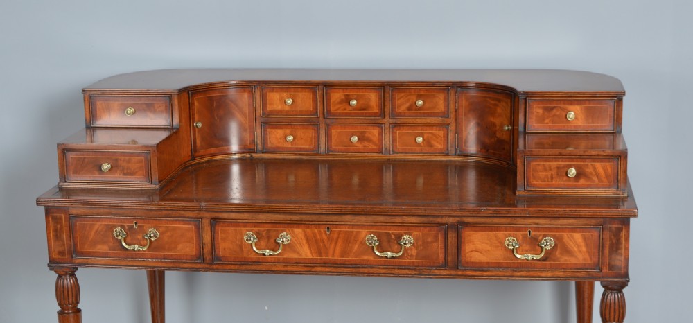 Mahogany Carlton house desk  View VII