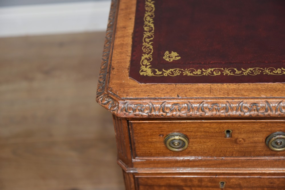 Victorian mahogany partners desk  View V