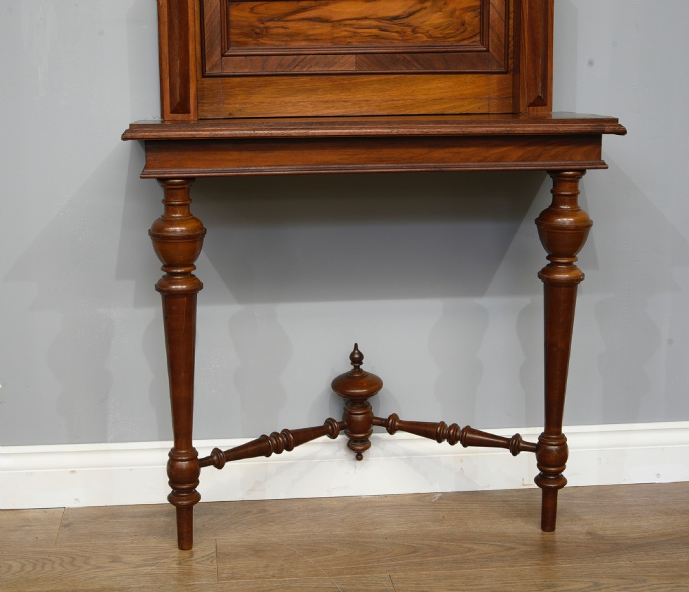 Edwardian walnut console table and mirror  View IV