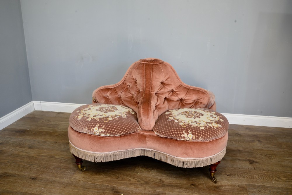 Victorian conversation seat 