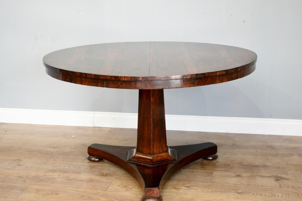 Regency rosewood dining table  View II