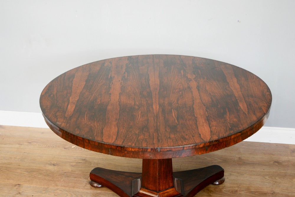 Regency rosewood dining table  View III