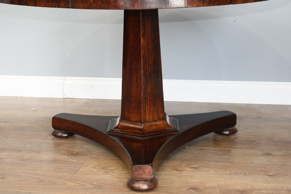 Regency rosewood dining table  View IV