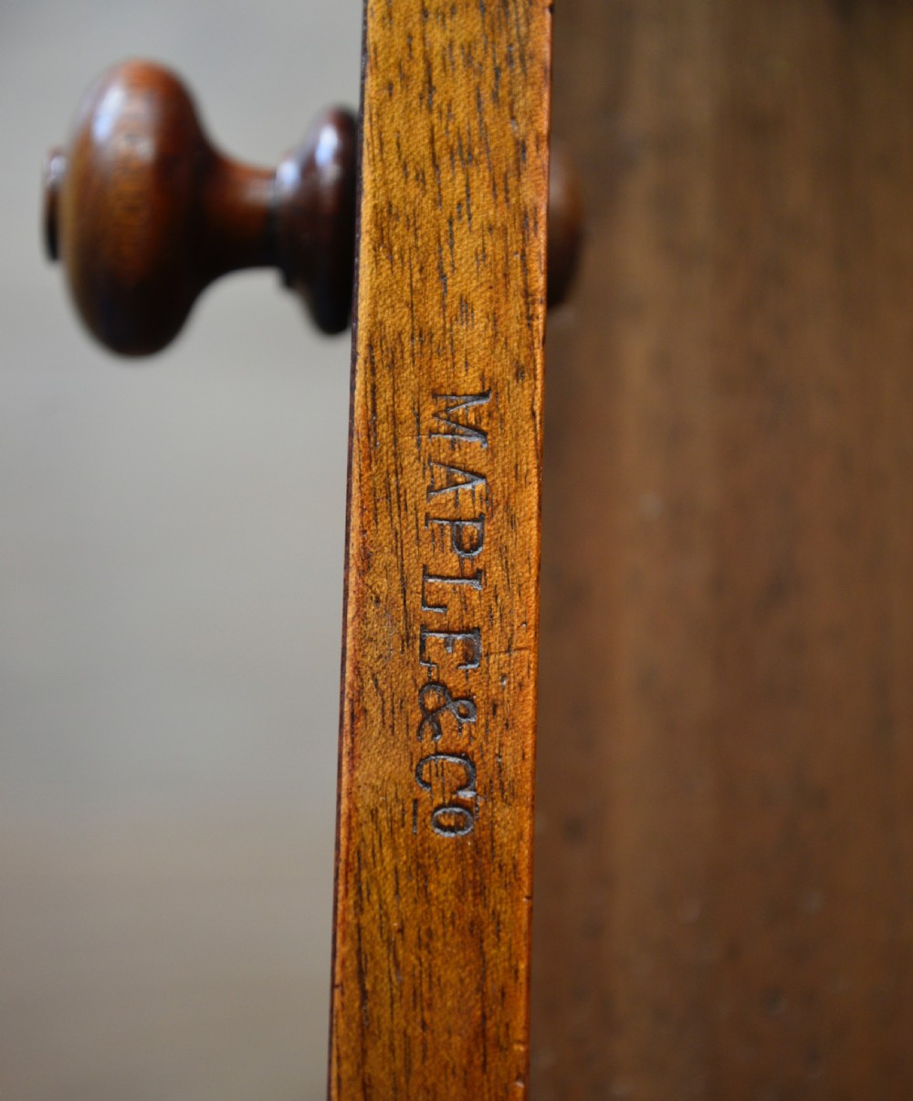 Victorian Maple & Co  mahogany partners desk  View VIII