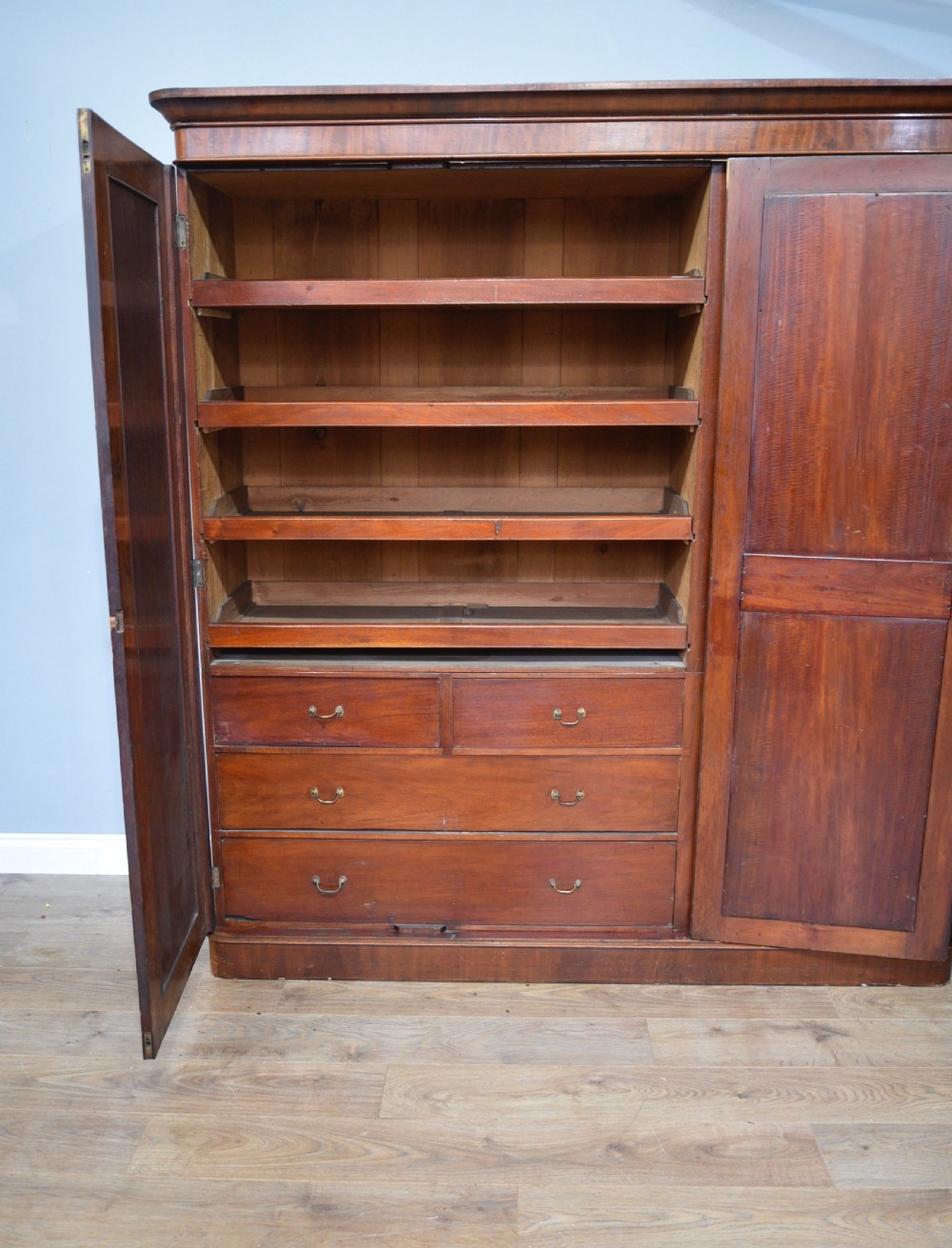 Victorian triple wardrobe  View III