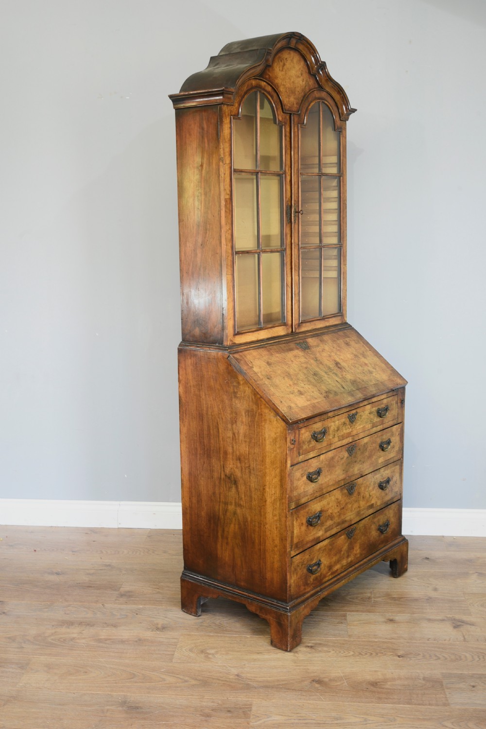 walnut bureau bookcase  View III