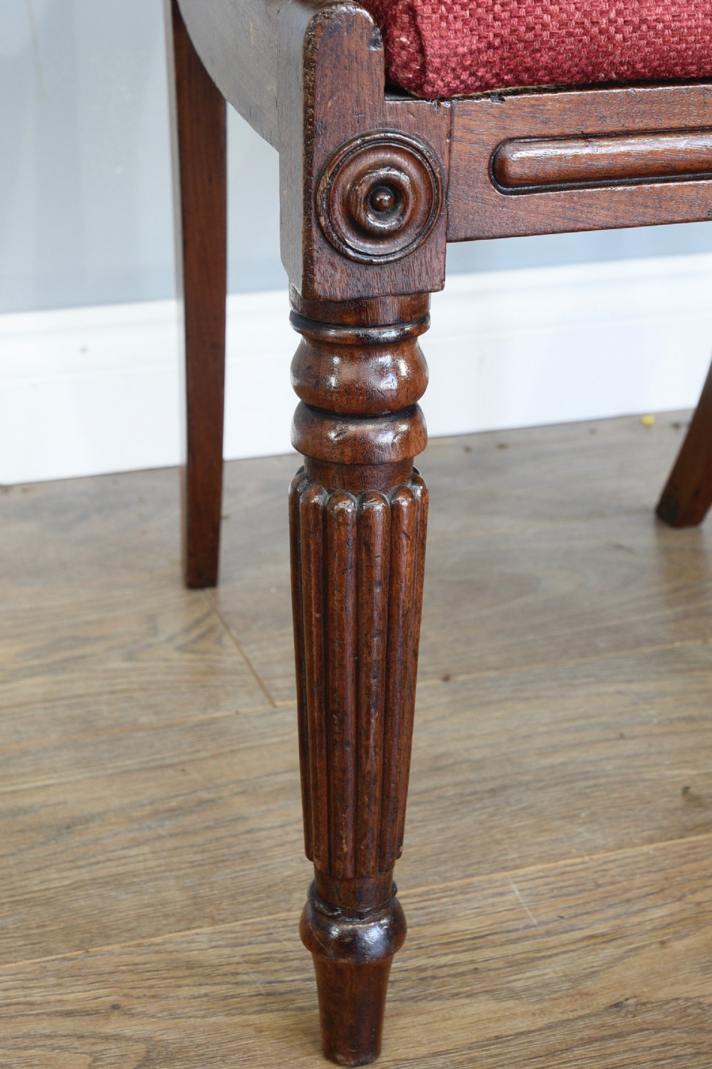 set of eight Regency mahogany dining chairs  View VI