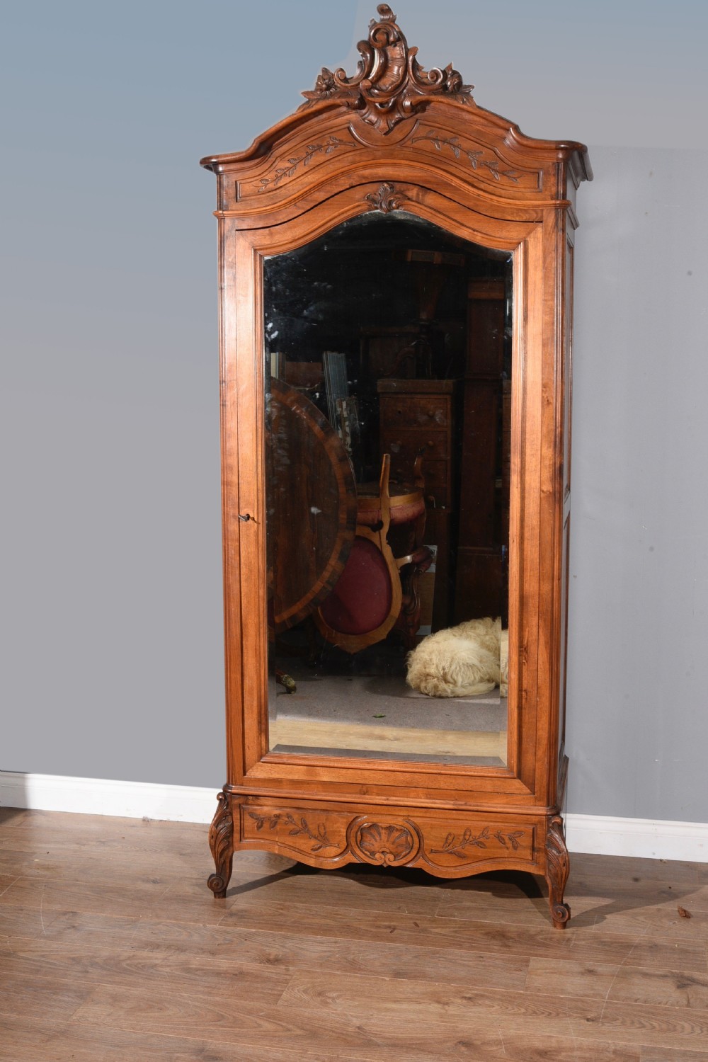 French walnut Rococo style Amoire  