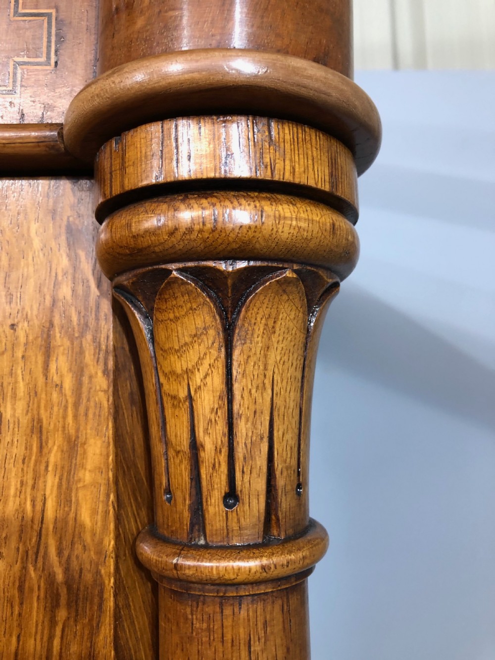 Victorian pollard oak triple wardrobe compactum  View VII