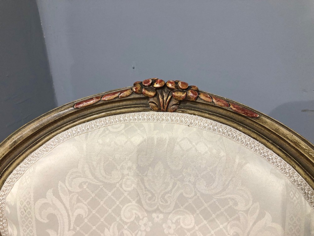 Pair Of French Fauteuil arm chairs Louis xv  View VII