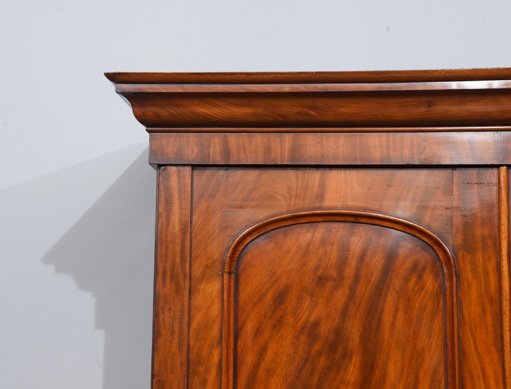 Victorian mahogany double wardrobe  View IV