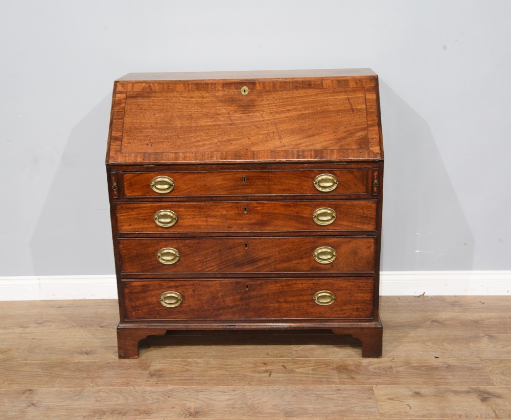 Georgian mahogany bureau 