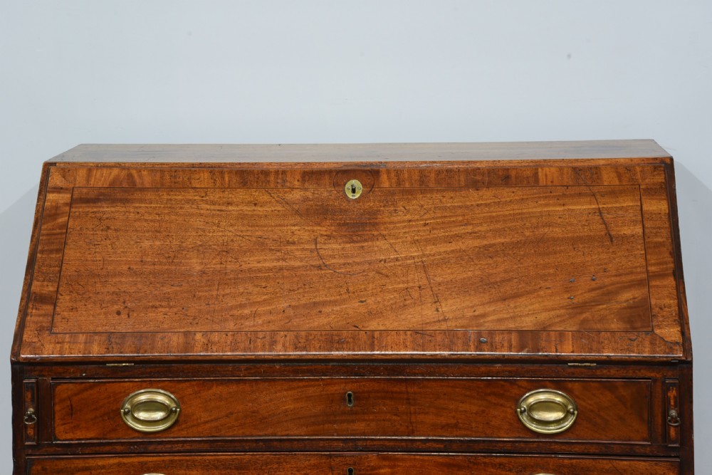 Georgian mahogany bureau  View IV