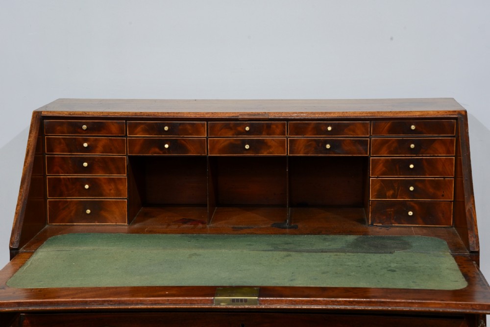Georgian mahogany bureau  View V