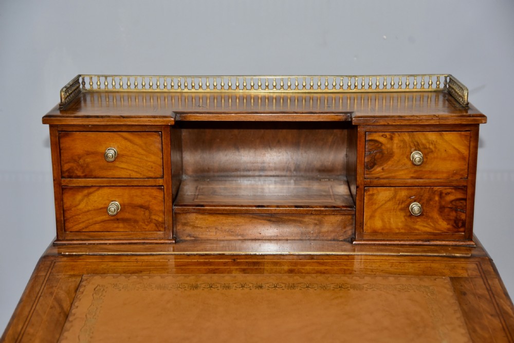 Victorian walnut Davenport desk  View V