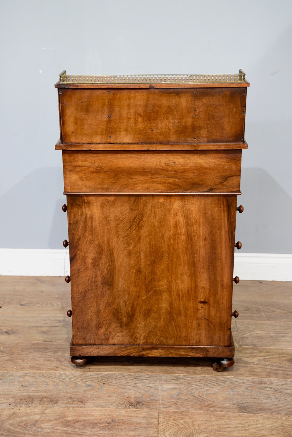 Victorian walnut Davenport desk  View VI