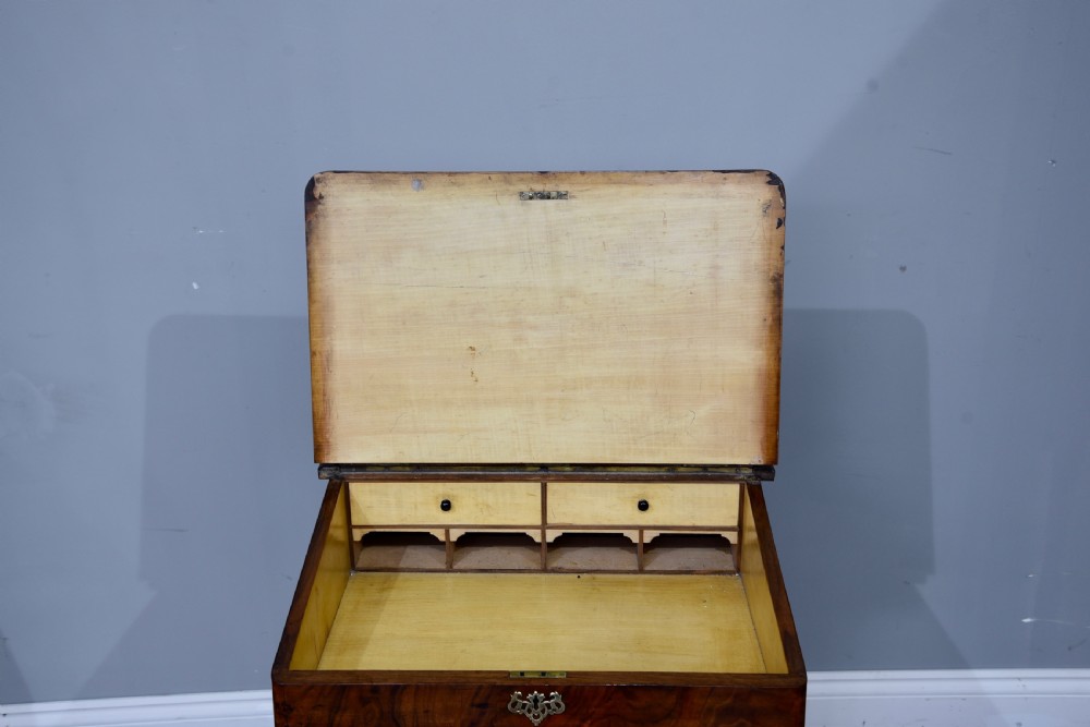 Victorian walnut Davenport desk  View VII