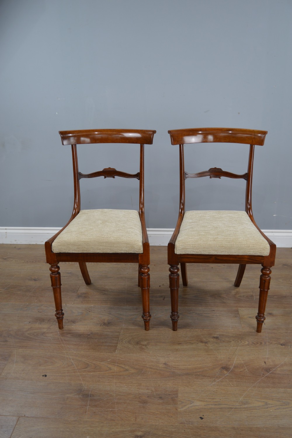 Set of 6 Regency rosewood dining chairs  View II