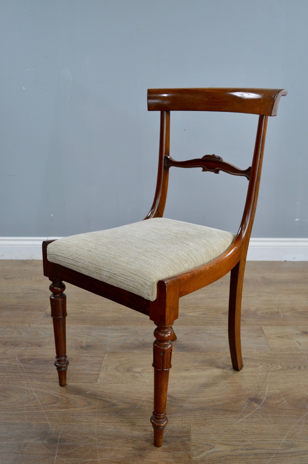 Set of 6 Regency rosewood dining chairs  View III