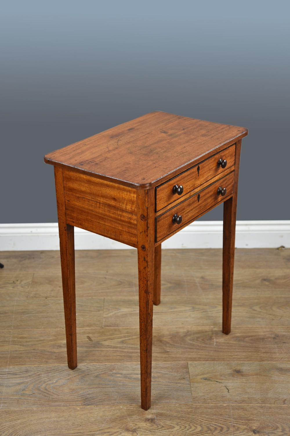 Georgian mahogany lamp table  View II