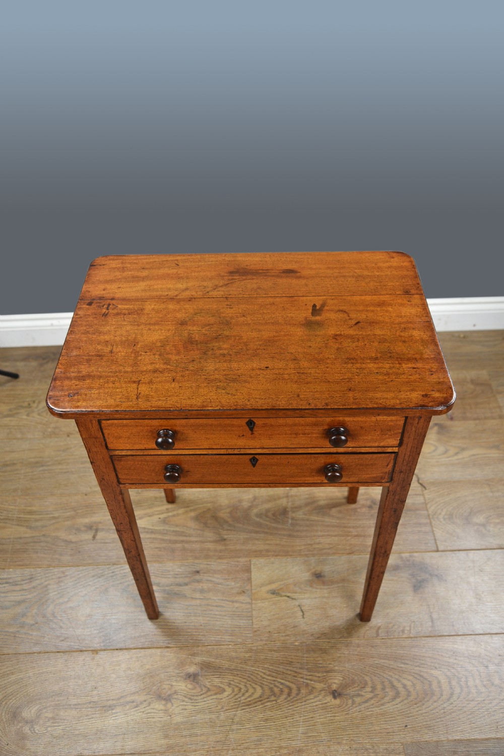 Georgian mahogany lamp table  View III