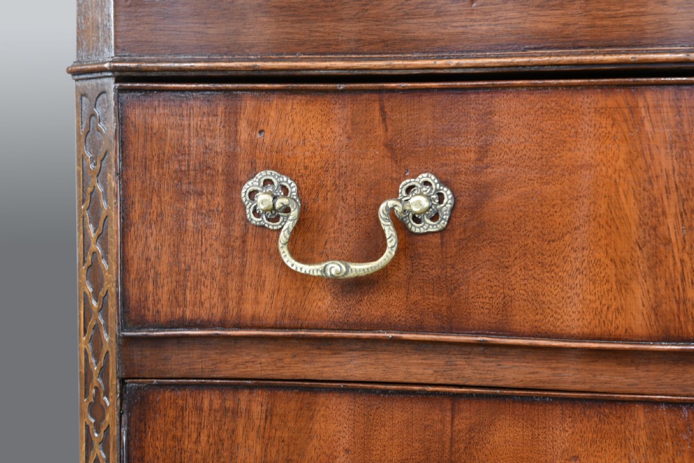 Antique mahogany chest on chest tall boy  View VI