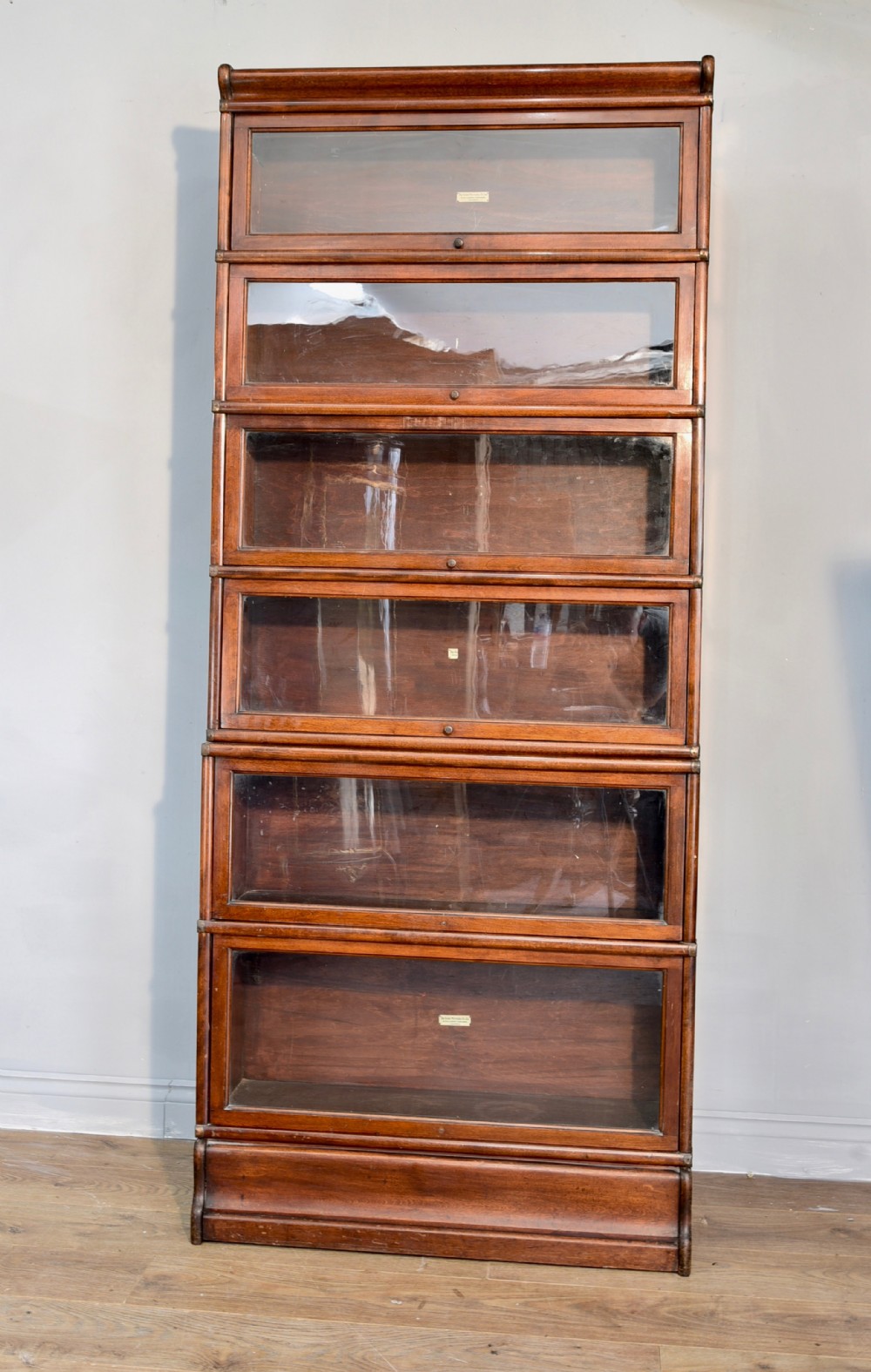 Mahogany globe wernicke stacking bookcase 
