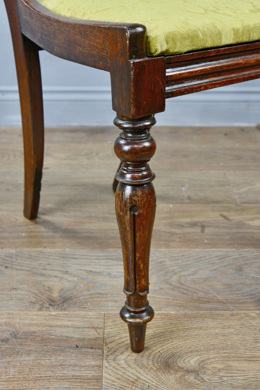 Antique set of Regency Rosewood dining chairs  View VI