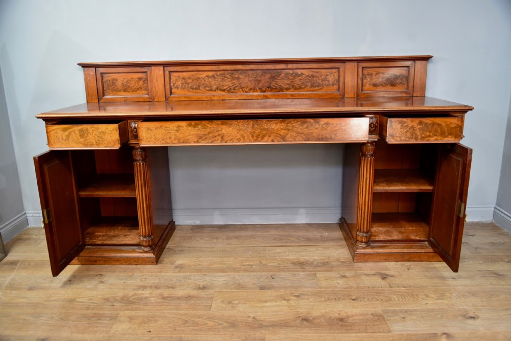 large William iv pedestal sideboard  View III