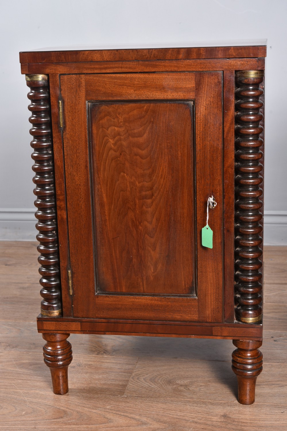 Antique pair of Regency mahogany bedside cabinets ,nite stands  View V
