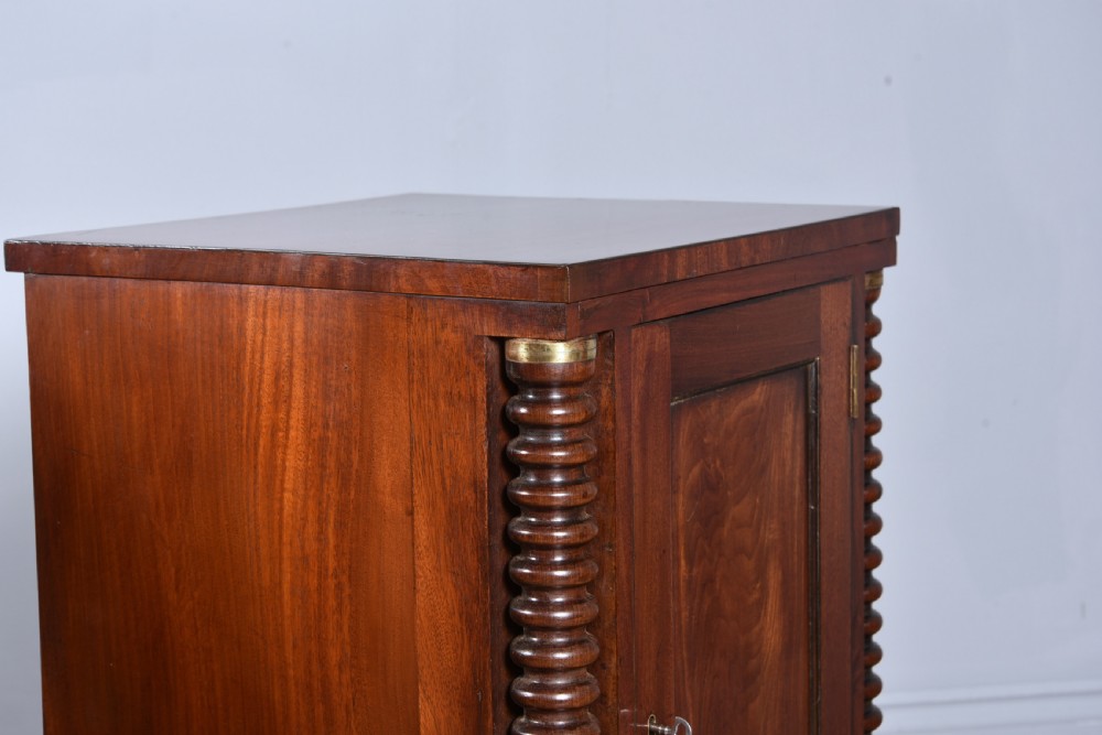 Antique pair of Regency mahogany bedside cabinets ,nite stands  View VI