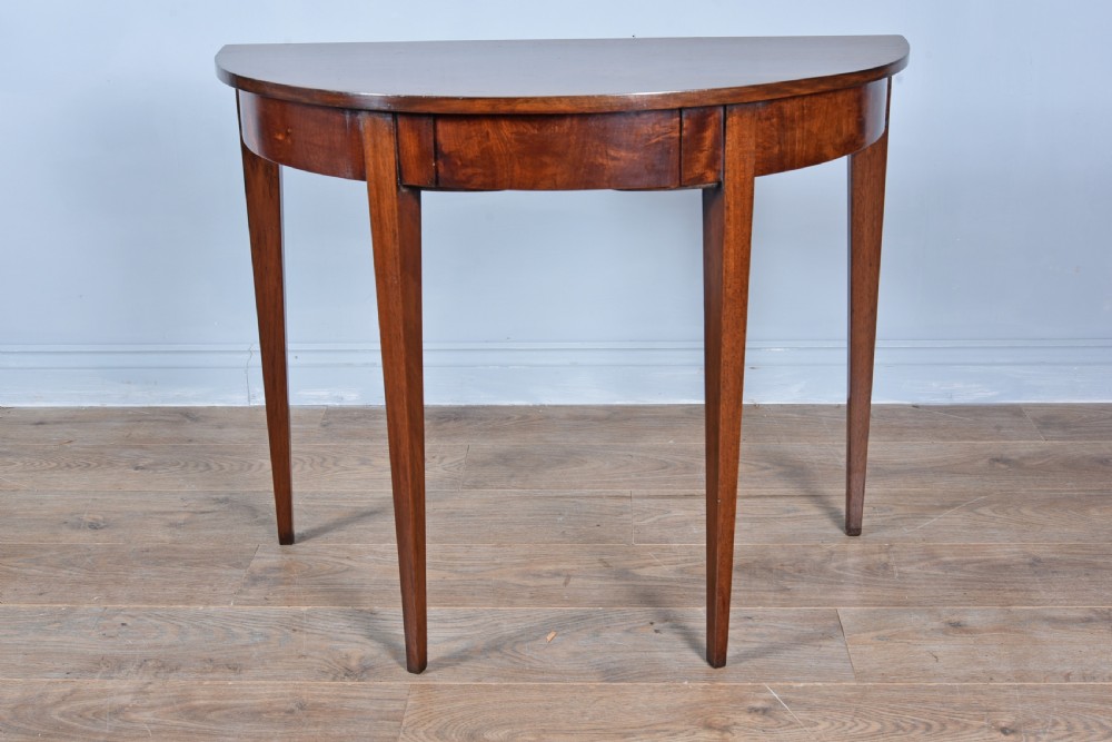 Georgian mahogany console table  View II