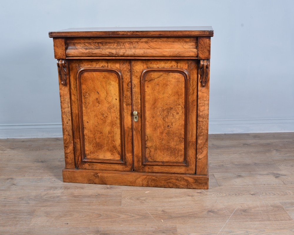Walnut chiffonier side cabinet 
