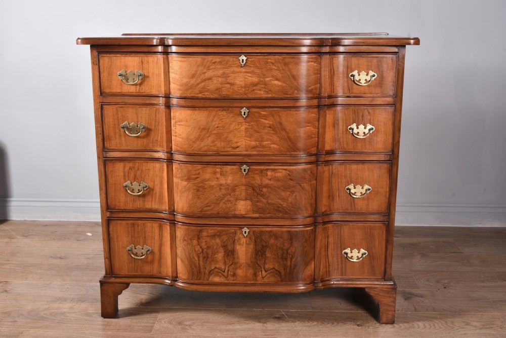 Antique walnut chest of drawers 