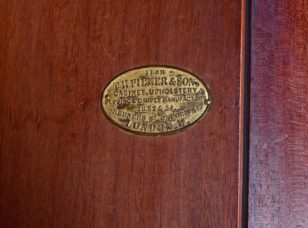 Victorian mahogany two door double wardrobe  View IV