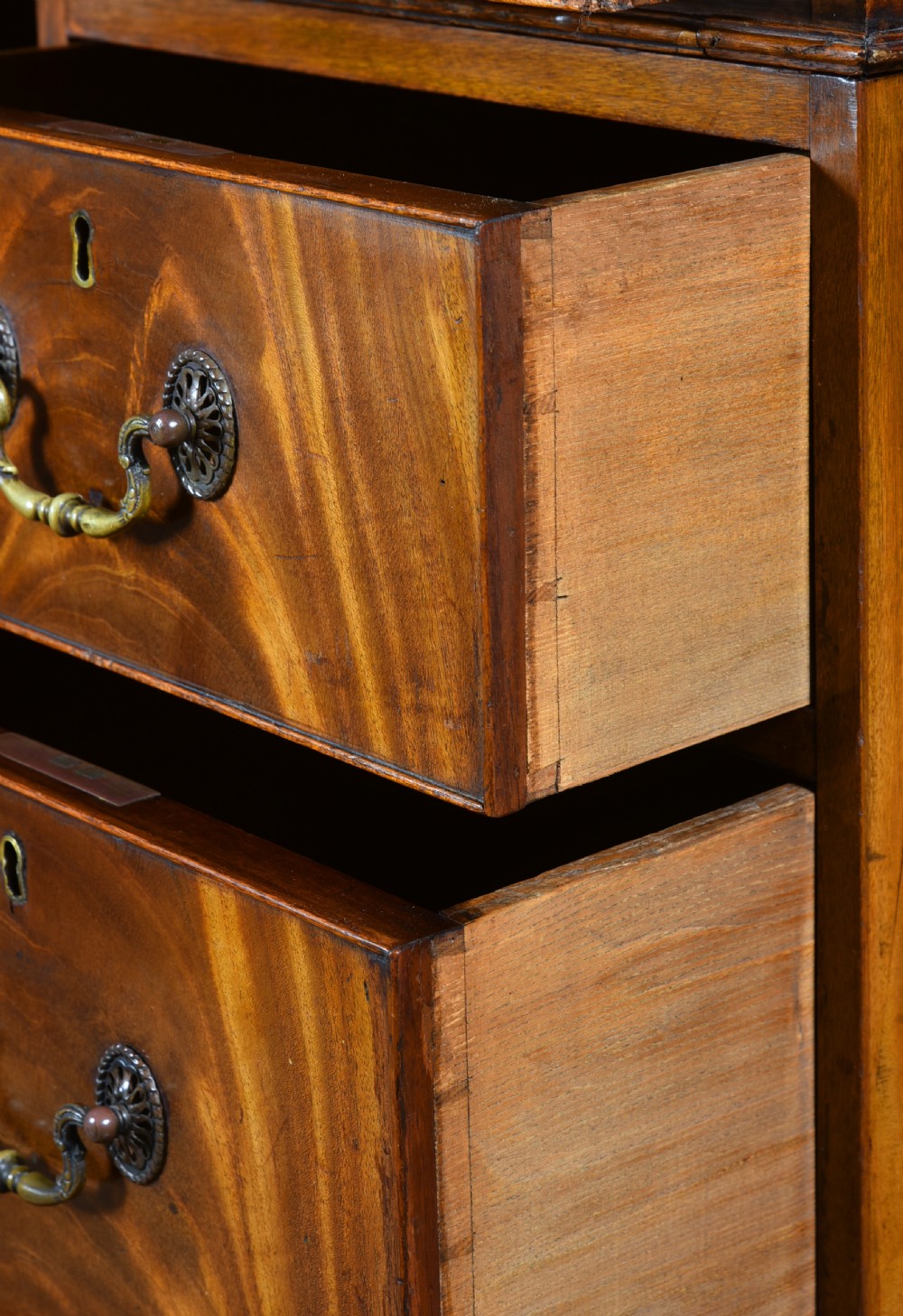 Small 19th century mahogany partners desk  View VII