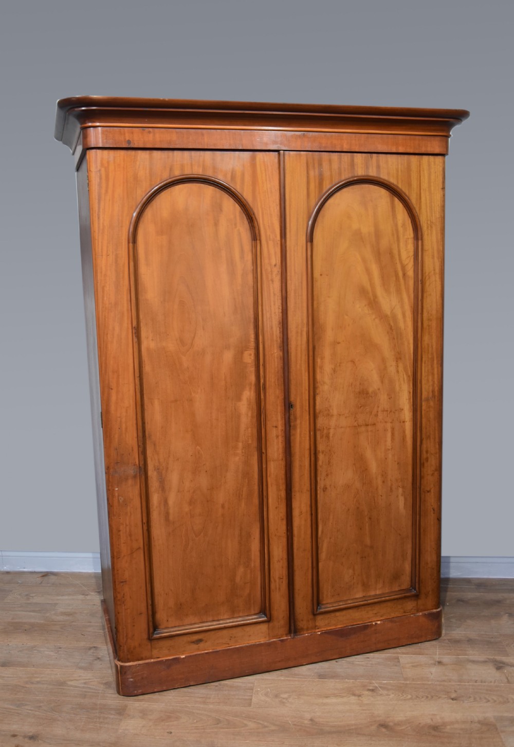 Victorian mahogany two door  wardrobe  View II