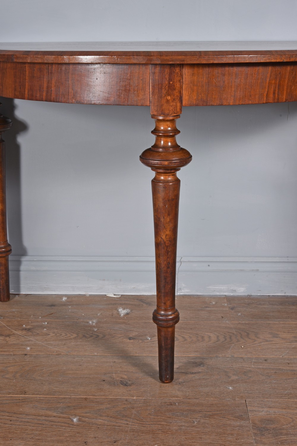 pair of 19th century mahogany console tables  View IV