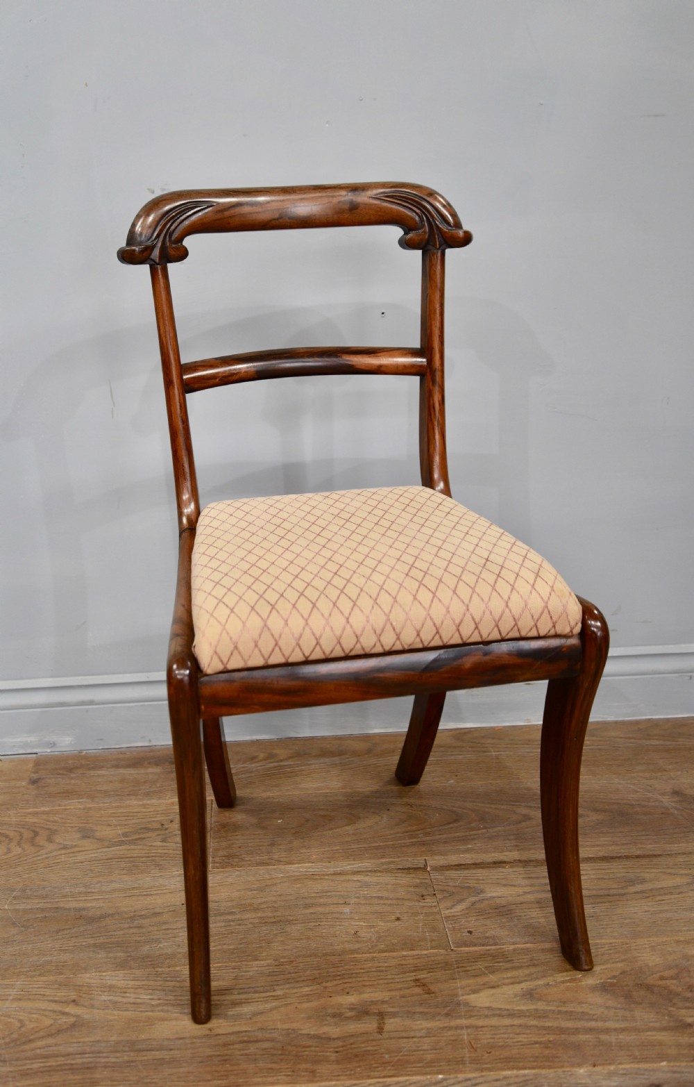 set of six Regency rosewood chairs  View II