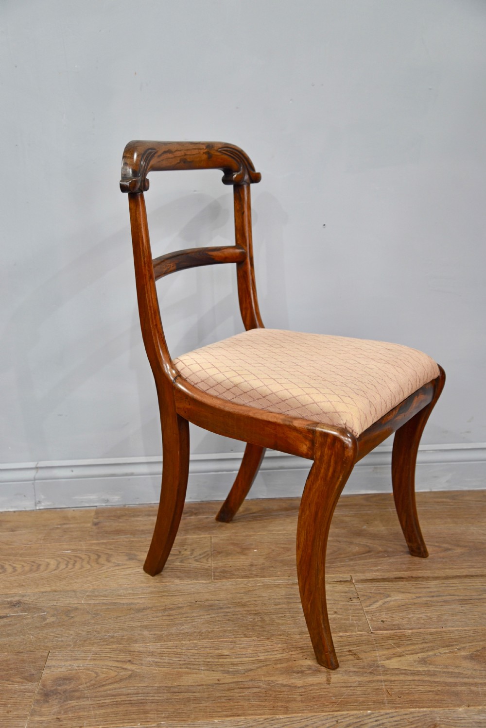 set of six Regency rosewood chairs  View III