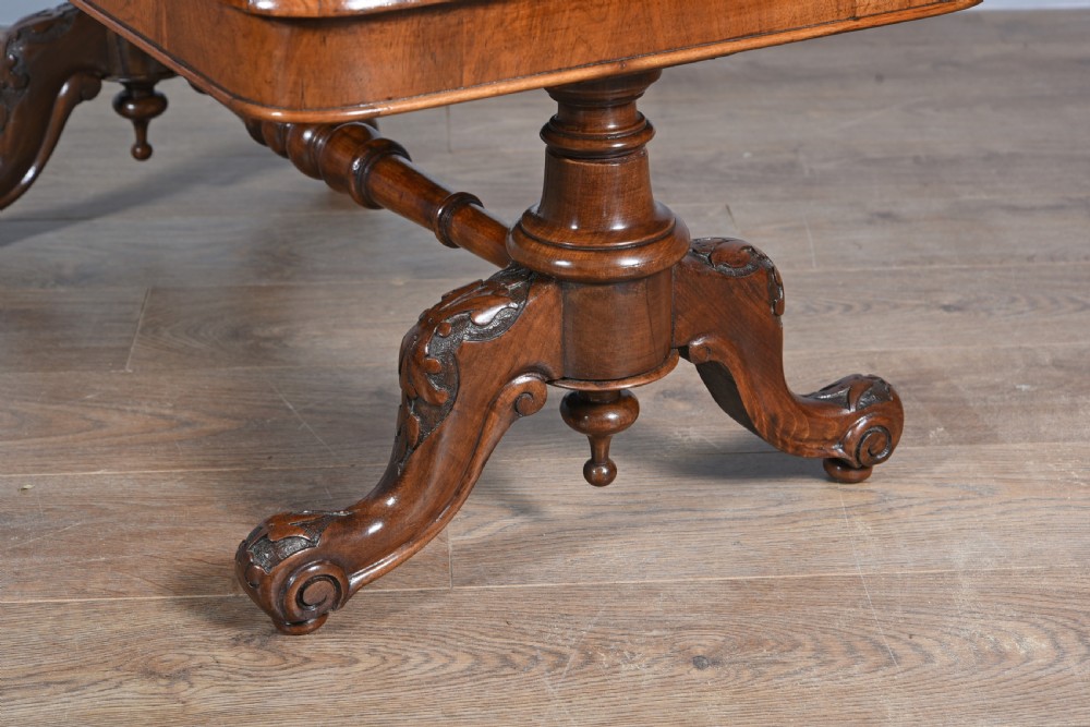 Victorian walnut chess top coffee table  View VI