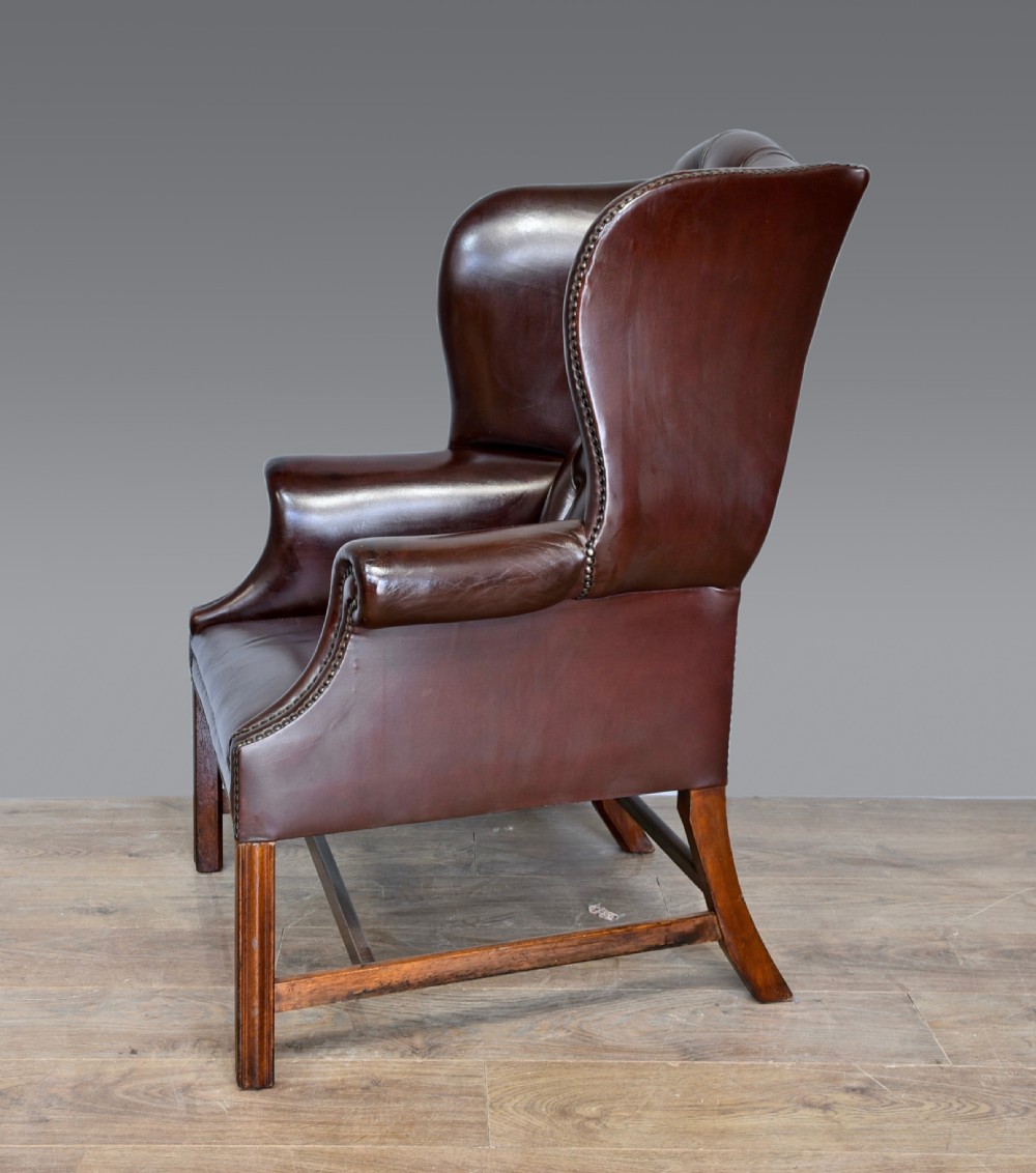 leather wing chair  View III