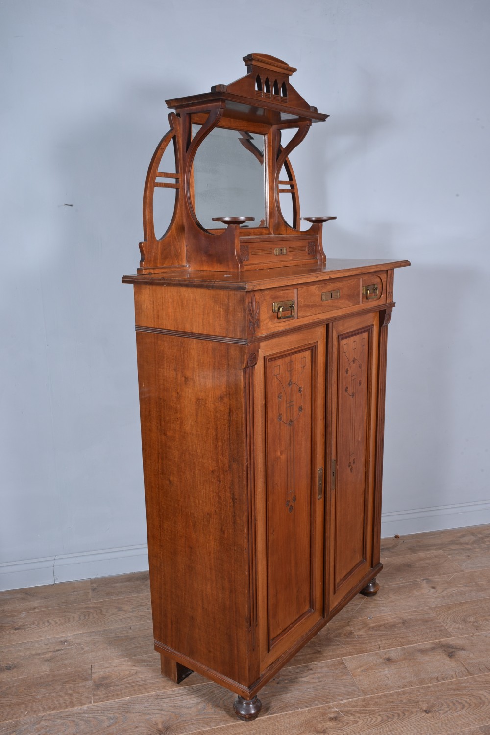 Arts and Crafts hall cabinet  View III