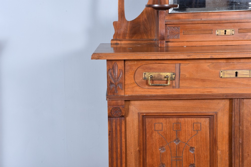 Arts and Crafts hall cabinet  View V