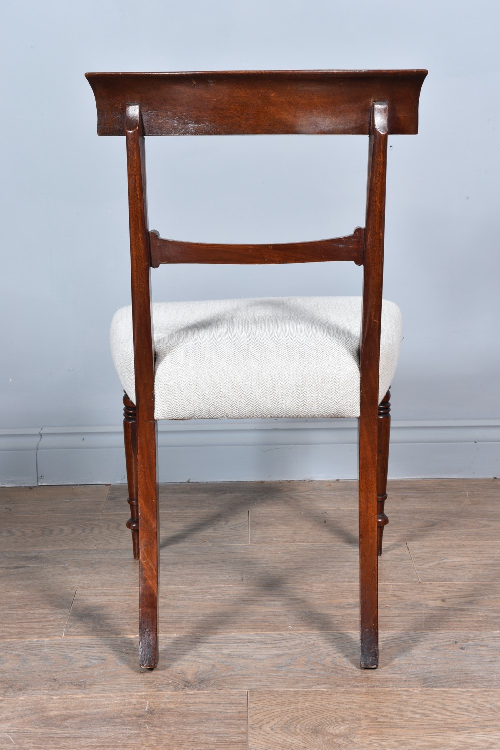 Set of eight Regency mahogany dining chairs  View IX