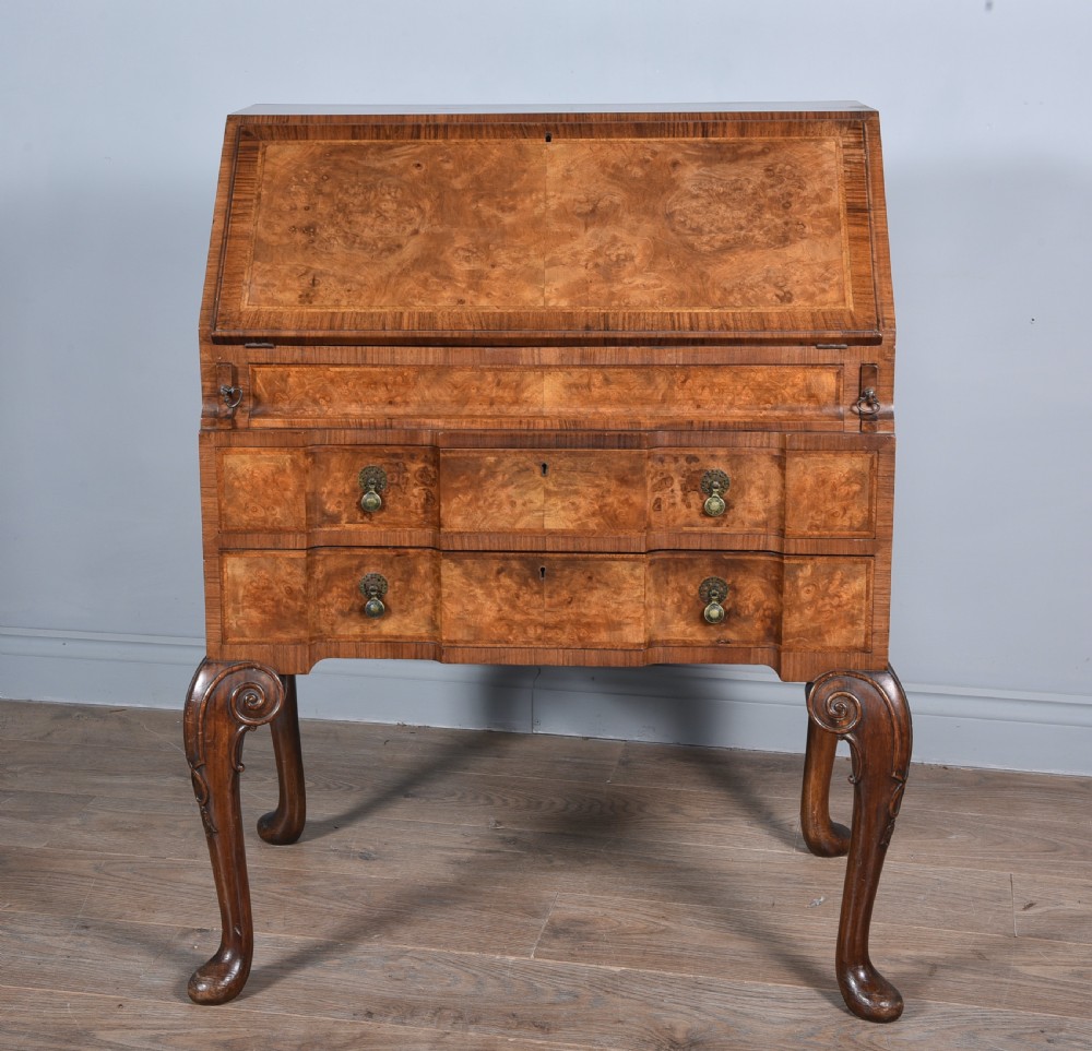 Antique Walnut Queen Anne style  bureau 