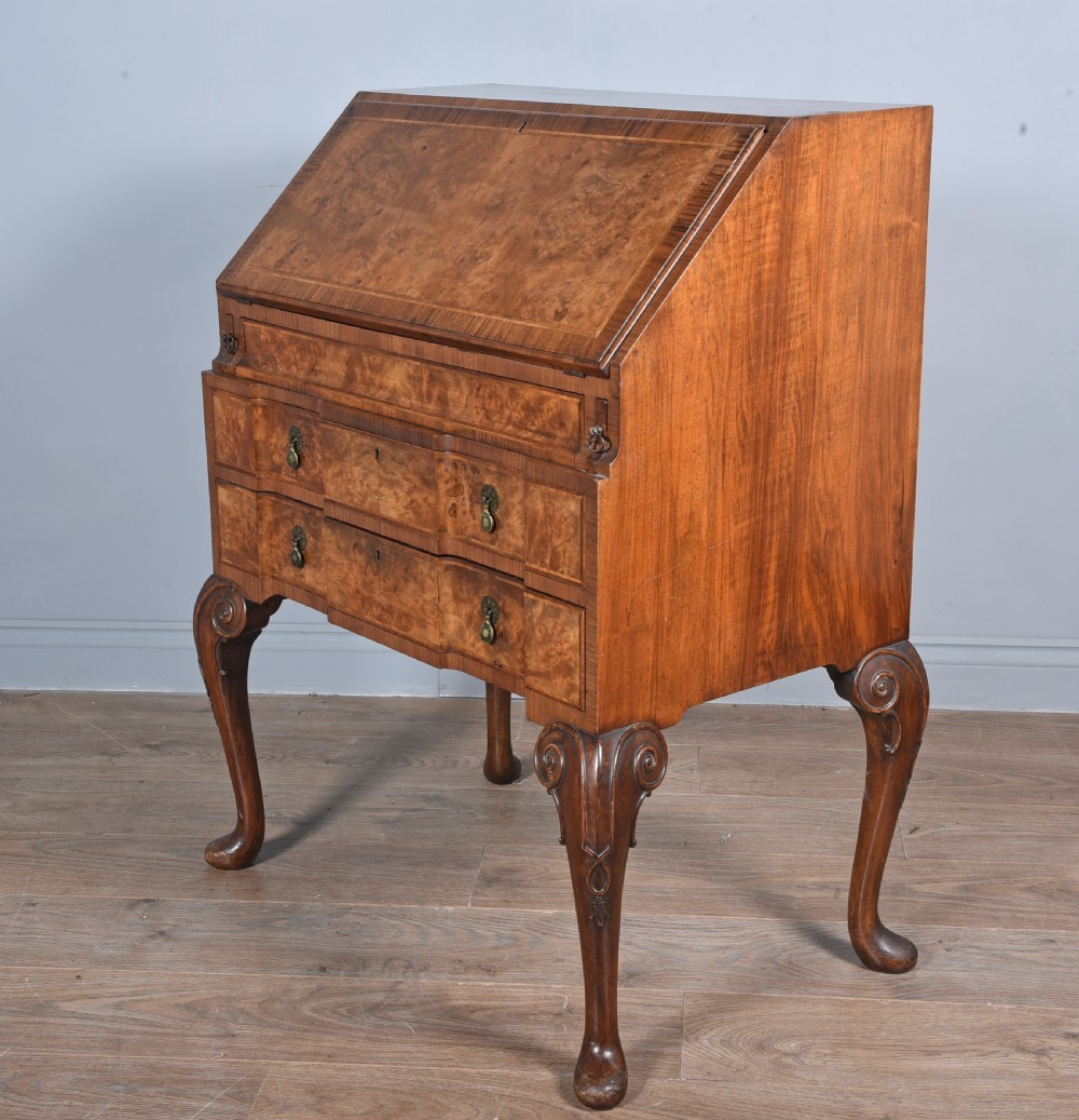Antique Walnut Queen Anne style  bureau  View III